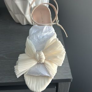 Loeffler Randall Camellia Heels in Ivory size 8